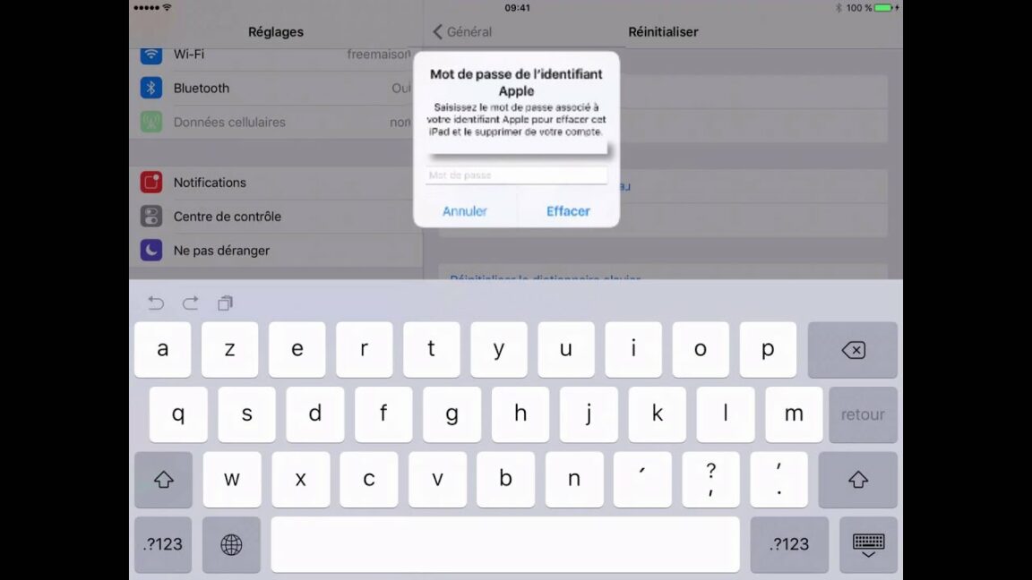 Comment remettre à zéro un iPad ?