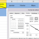 Comment remplir la moitié d'une cellule Excel ?