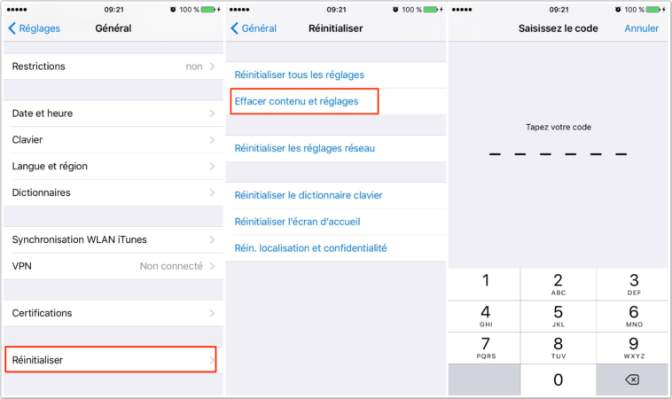 Comment restaurer un iPhone sans iCloud ?