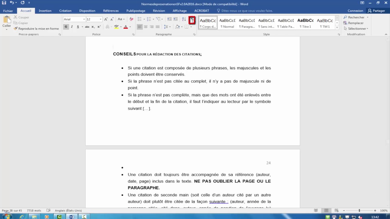 comment supprimer saut de page