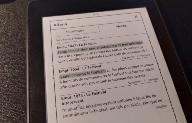 Comment retrouver mes livres sur Kindle ?