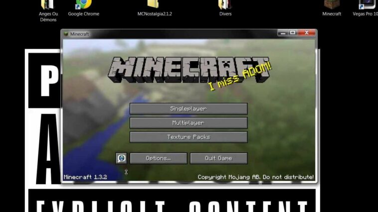 Comment revenir à une version antérieure de Minecraft ?