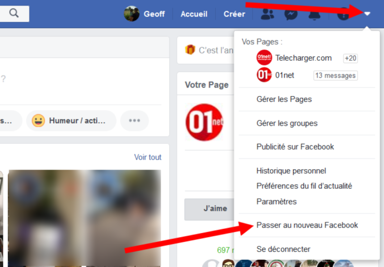 Comment revenir au mode clair Facebook ?