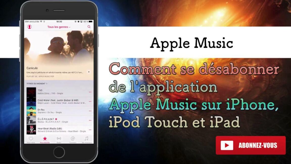 Comment se Desabonner application Apple ?