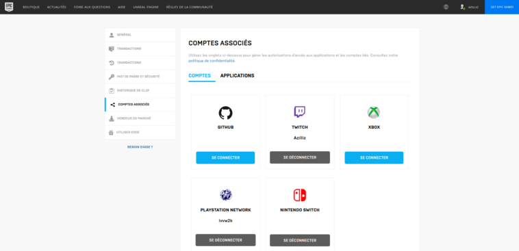 Comment se connecter à Epic Game avec son ID ?