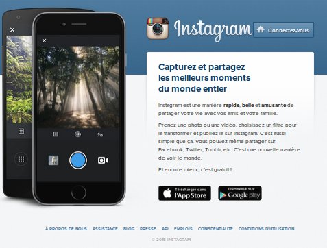 Comment se connecter à Instagram via Facebook ?