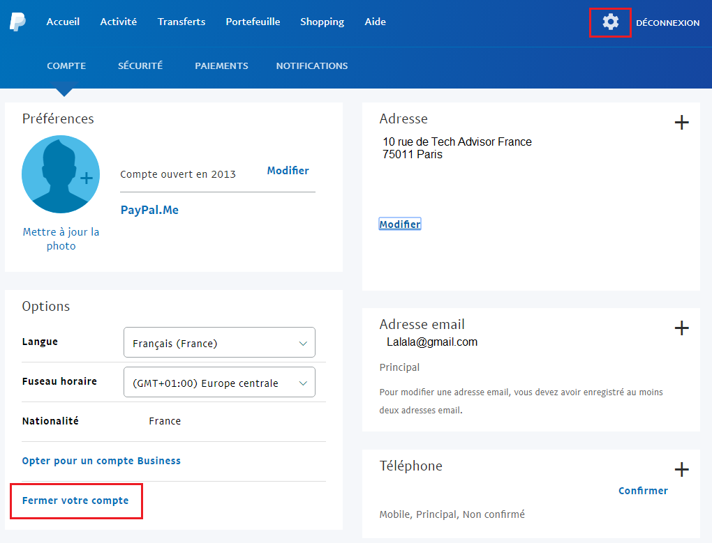 Comment se créer un compte PayPal ?