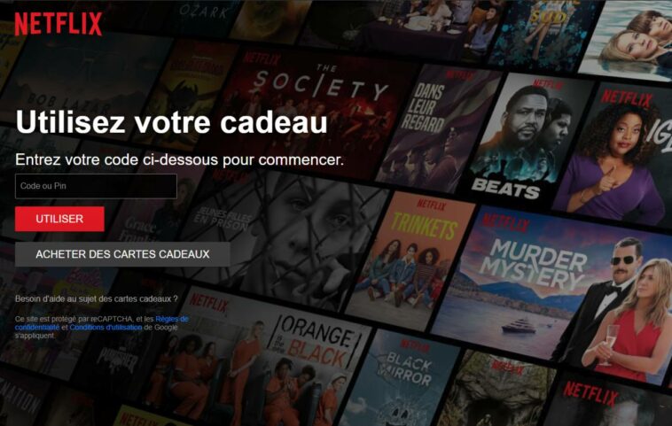 Comment se fait le paiement pour Netflix ?