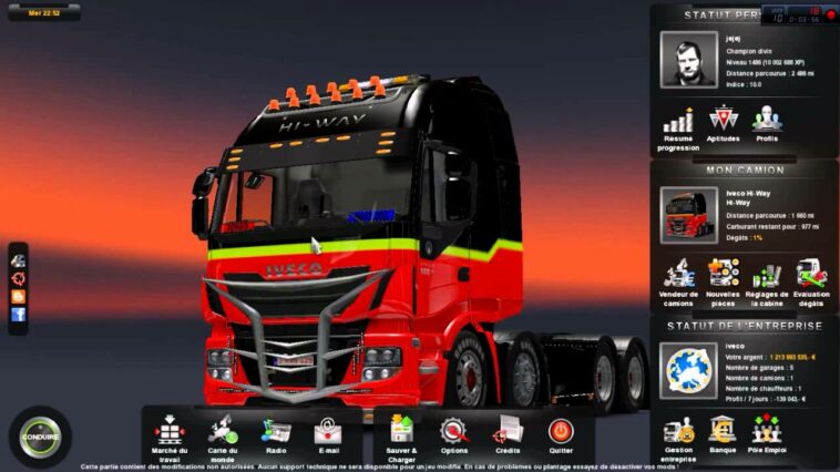 Comment se téléporter dans Euro Truck Simulator 2 ?