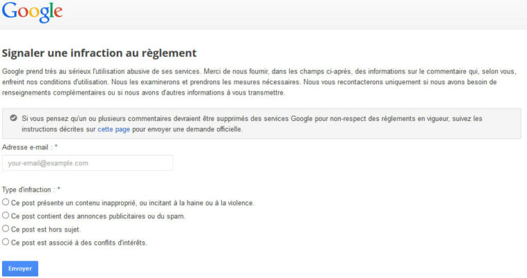 Comment signaler un avis sur Google ?