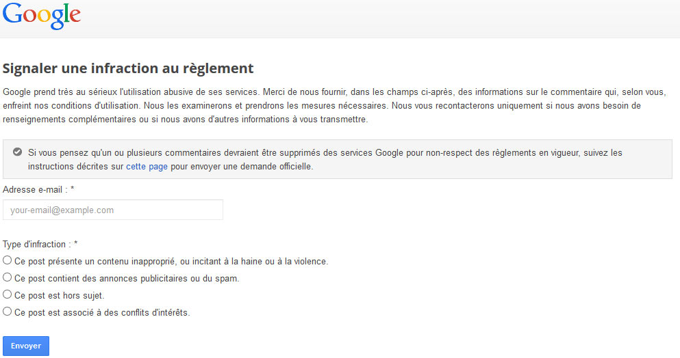 Comment signaler un avis sur Google ?