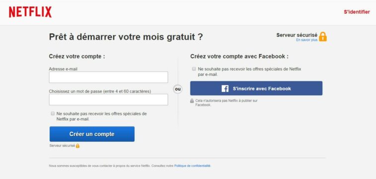 Comment s'inscrire gratuitement sur Netflix ?
