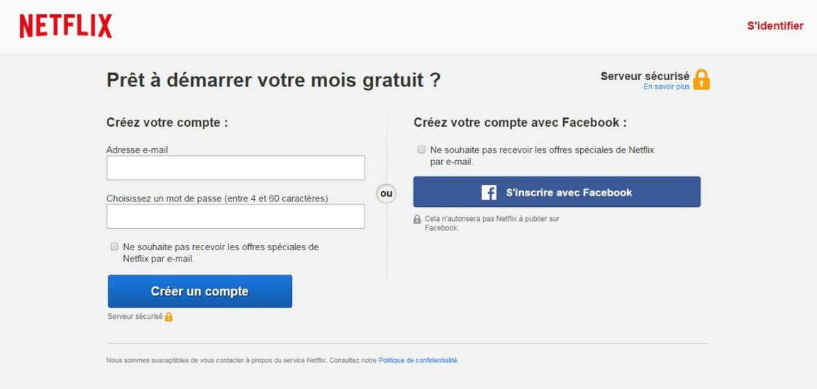 Comment s'inscrire sur Netflix sans payer ?