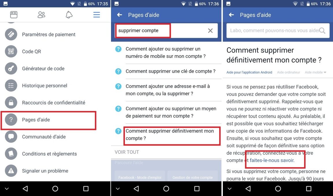 Comment supprimer l'enregistrement du mot de passe sur Facebook ?