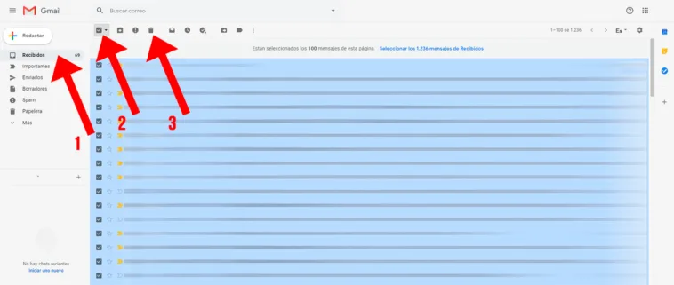 Comment supprimer tous les mails en une seule fois sur Gmail ?