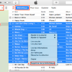 Comment supprimer toutes les musiques d'un coup sur iTunes ?