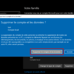 Comment supprimer un compte administrateur sur Window 10 ?