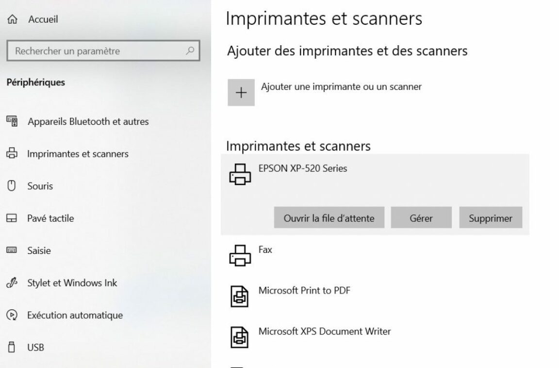 Comment supprimer un document qui bloque l'imprimante ?
