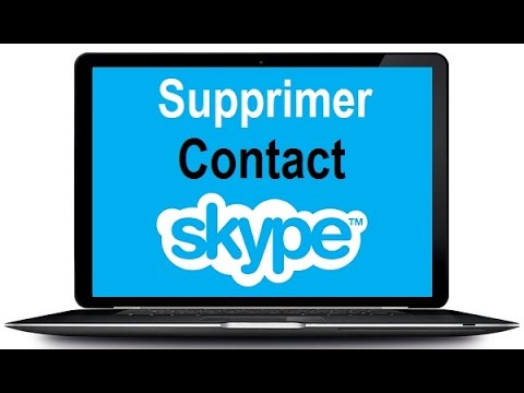 Comment supprimer un groupe de contact sur Skype ?