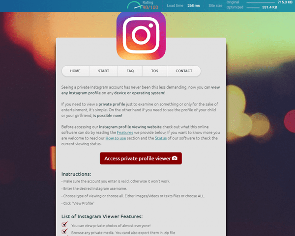 Comment telecharger une vidéo Instagram d'un compte privé ?