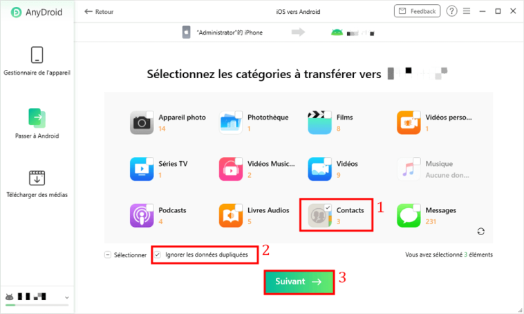 Comment transférer contact Huawei vers Mac ?