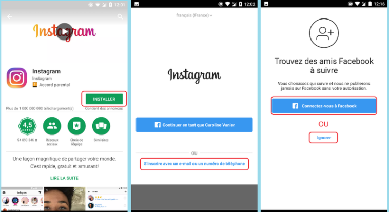 Comment trouver l'adresse mail d'un compte Insta ?