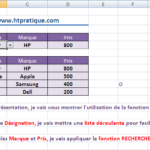 Comment utiliser Recherchev Excel ?