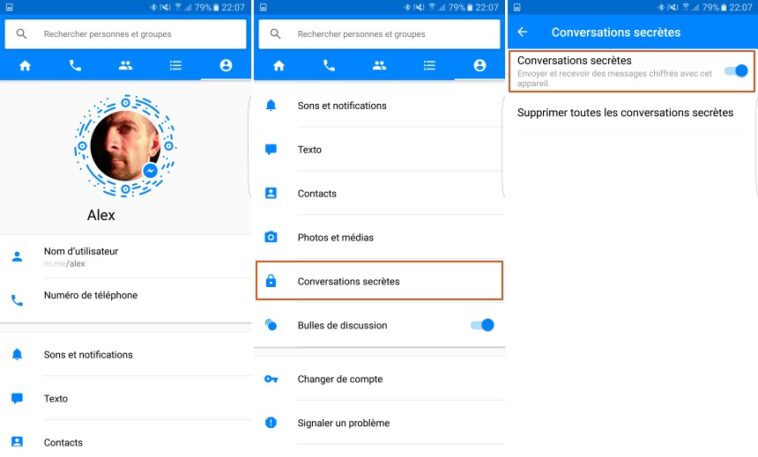 Comment voir une conversation supprimé sur Messenger ?