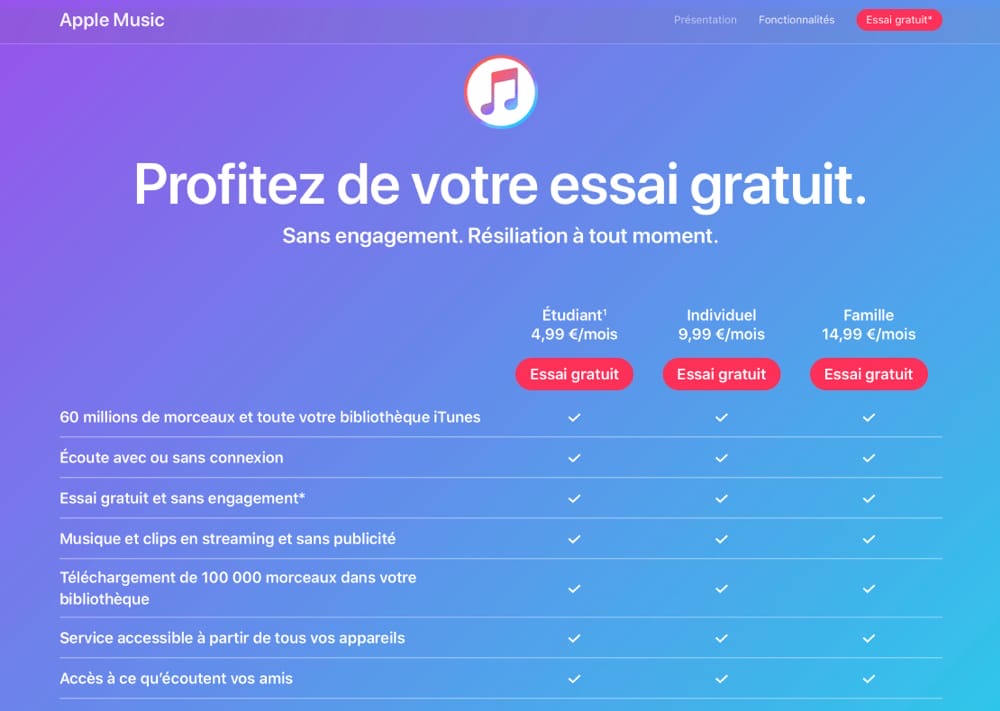 Est-ce que Apple Music est payant ?