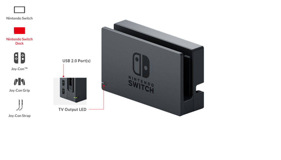 Est-ce que la switch charge sur socle ?