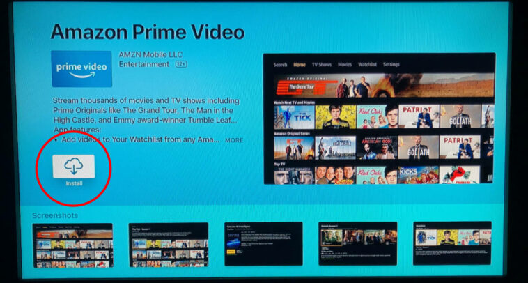 How do I install Prime Video on my TV?