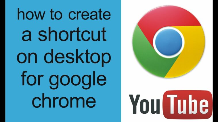 How do I put a Google shortcut on my desktop?