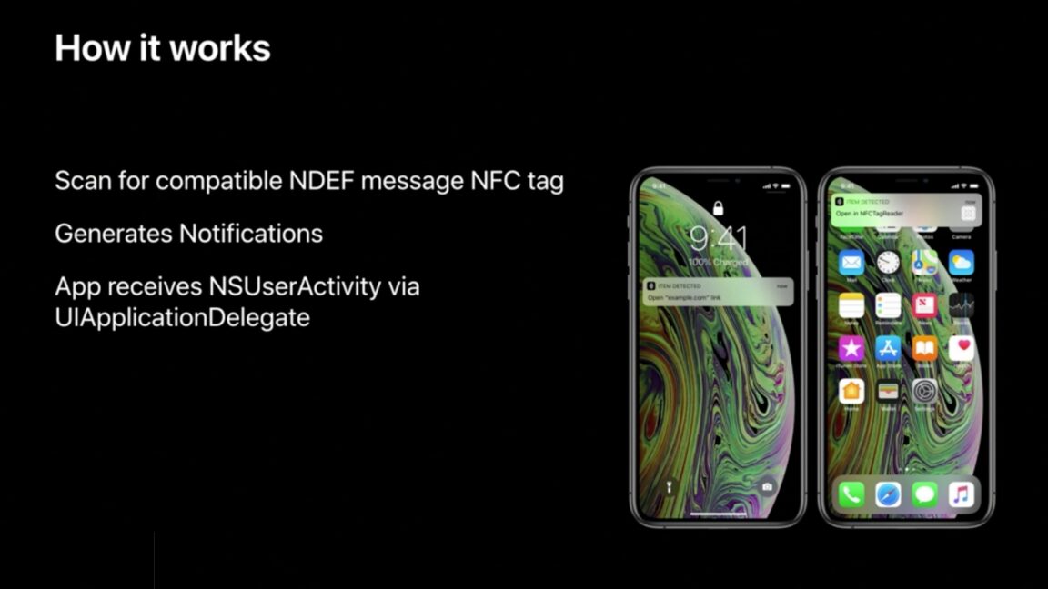 How do I turn on NFC on my iPhone XR?