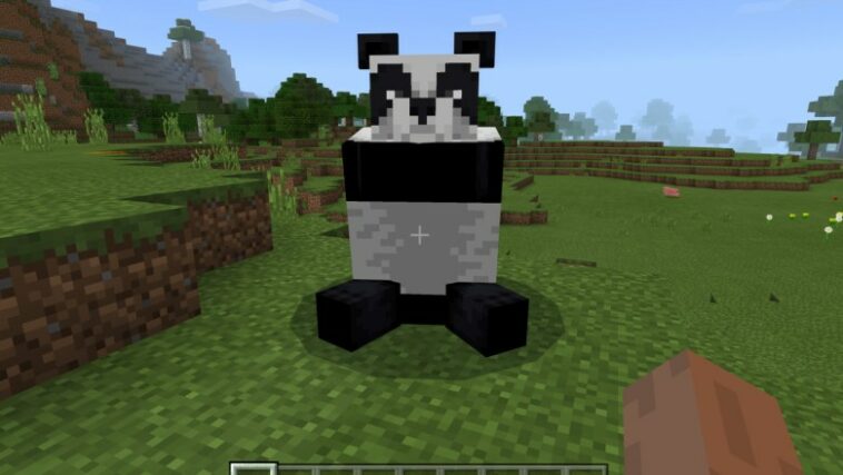 How do you name a panda in Minecraft?