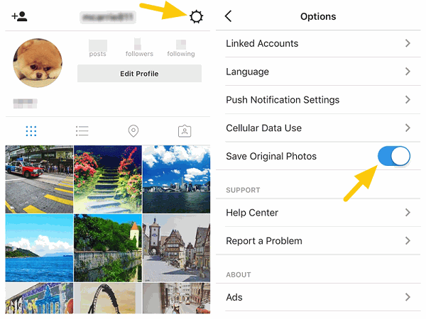 How do you save other people's Instagram videos to your camera roll?