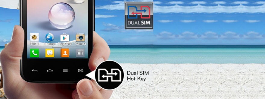 How do you switch between Sims on a Dual SIM phone?