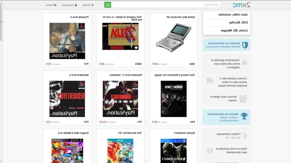 Où acheter jeu en ligne ?