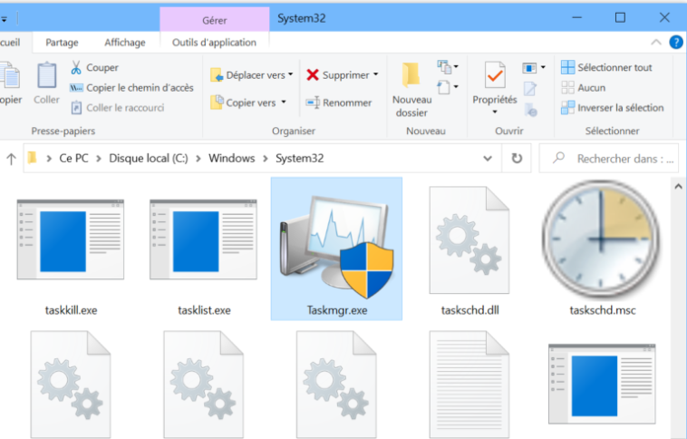 Où se trouve le Gestionnaire des tâches Windows 7 ?