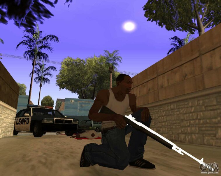 Où se trouve le minigun dans GTA San Andreas ?