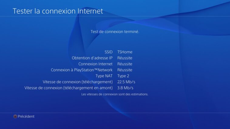 Où trouver l'adresse IP pour configurer PS4 ?