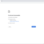 Pourquoi Safari ne trouve pas le serveur ?