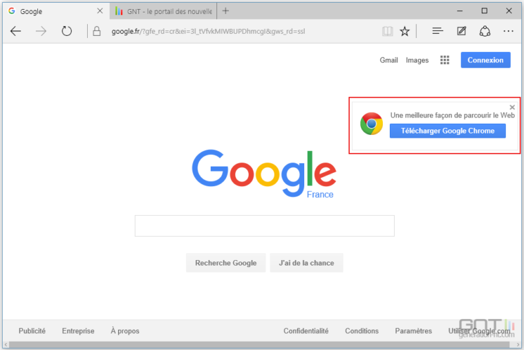 Pourquoi je n'ai plus Google en page d'accueil ?