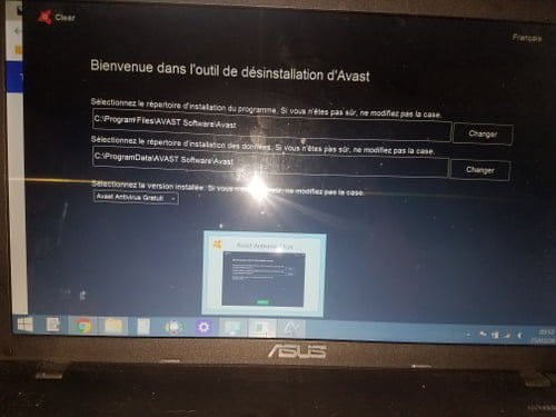 Pourquoi je n'arrive pas à Désinstaller Avast ?