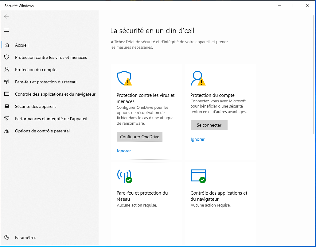 Pourquoi je ne peux pas activer Windows Defender ?