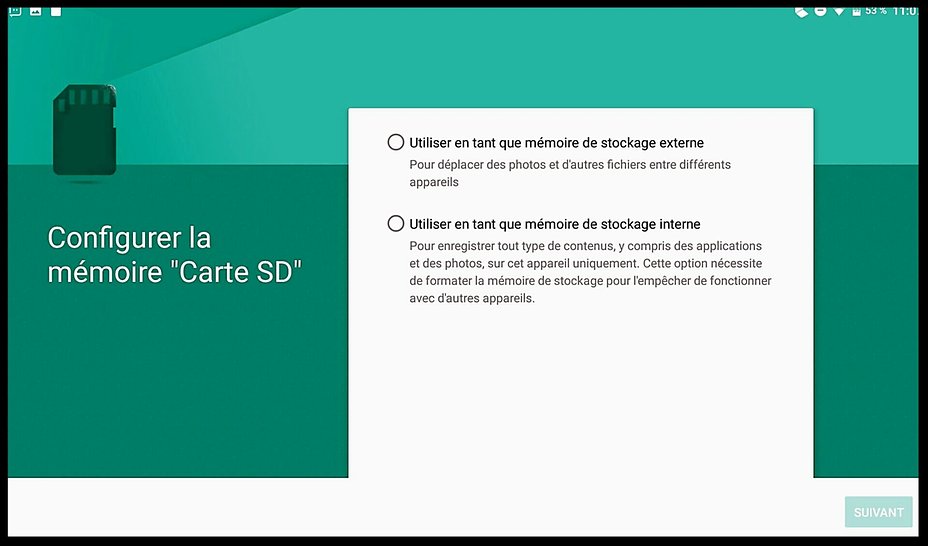 Pourquoi je ne peux pas déplacer mes applications sur la carte SD ?