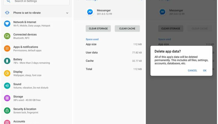 Pourquoi je peux plus envoyer de message sur Messenger ?