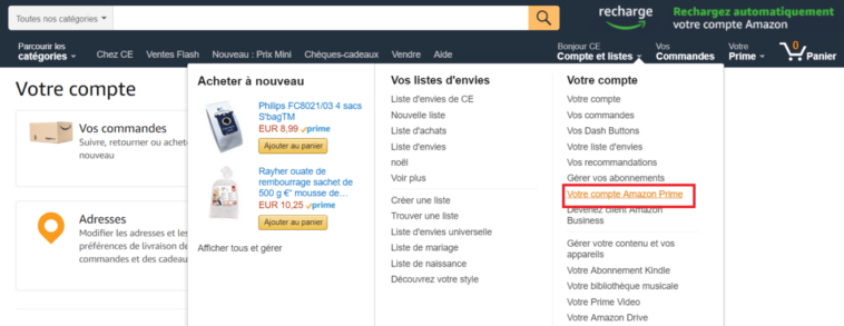 Puis-je partager mon compte Amazon Prime ?