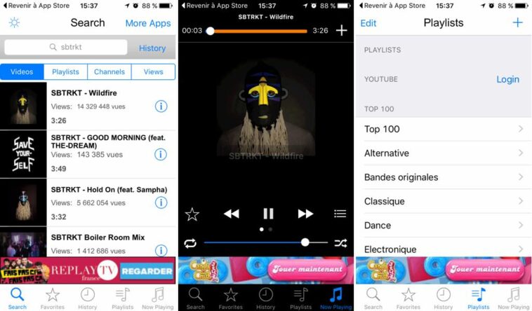 Quel application de musique pour iPhone ?