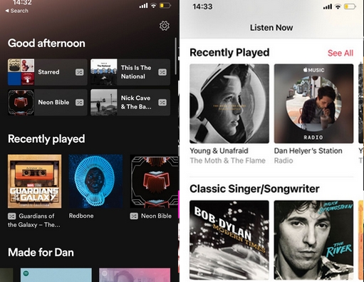 Quel est le meilleur entre Spotify et Apple Music ?