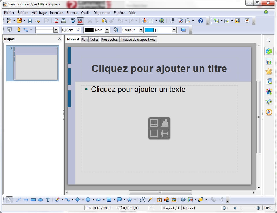 Quel est l'équivalent de PowerPoint sur Open Office ?